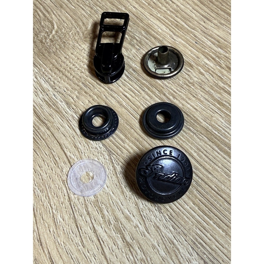 Indian Motorcycle Jacket/coat Replacement Ripper And Button Set